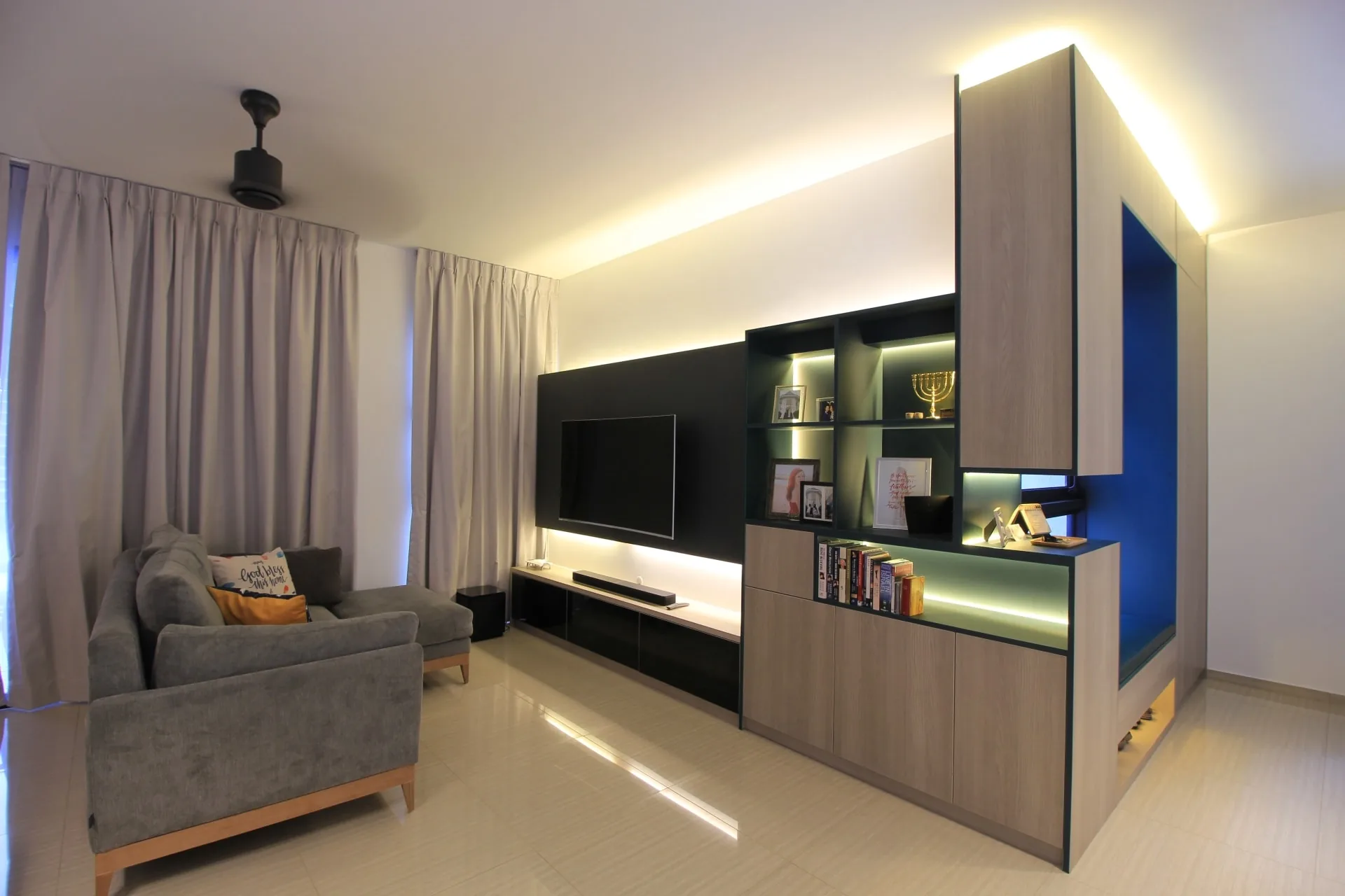 Lush Acres living area